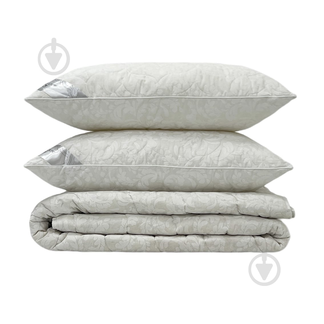 Одеяло хлопковое Cotton 155x215 см ARCLOUD беж/айворицветочный белыйцветочный принт - фото 9