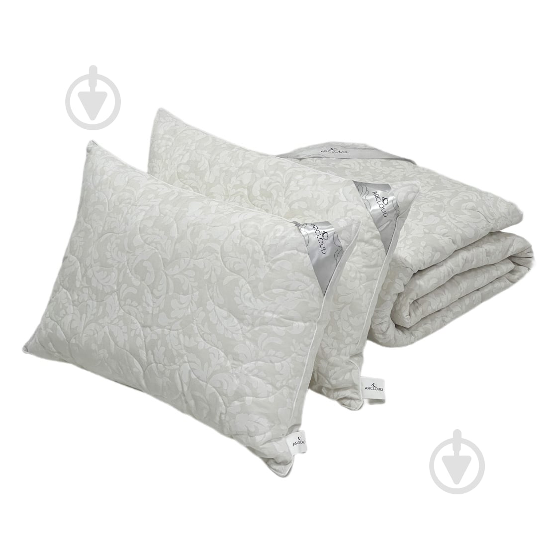 Одеяло хлопковое Cotton 155x215 см ARCLOUD беж/айворицветочный белыйцветочный принт - фото 8