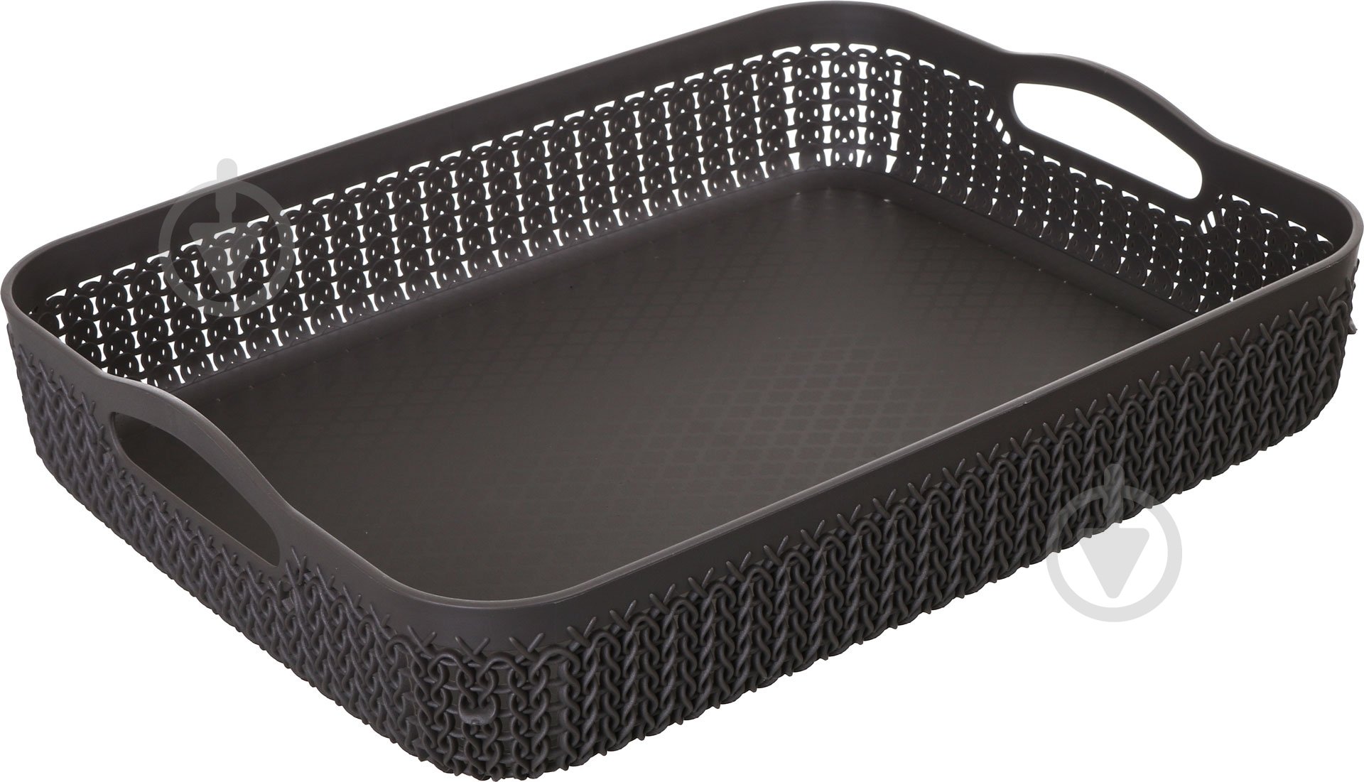 Органайзер пластиковий Curver 234674 Knit А4 прямокутний темно-коричневий 70x350x270 мм - фото 1