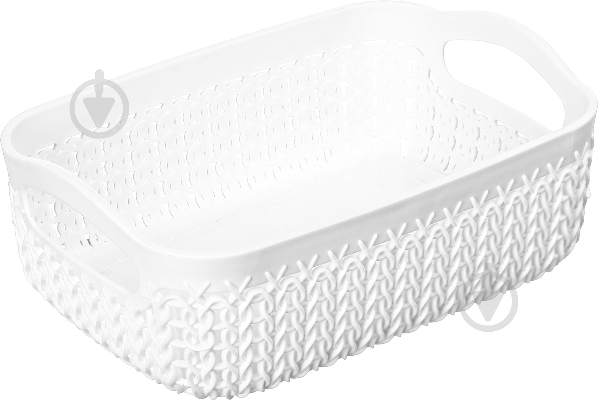 Органайзер пластиковий Curver 234662 Knit А6 прямокутний білий 70x190x140 мм - фото 1