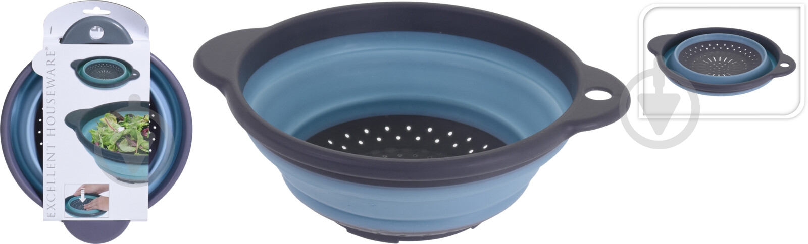 Дуршлаг Koopman 23 см силикон - фото 1