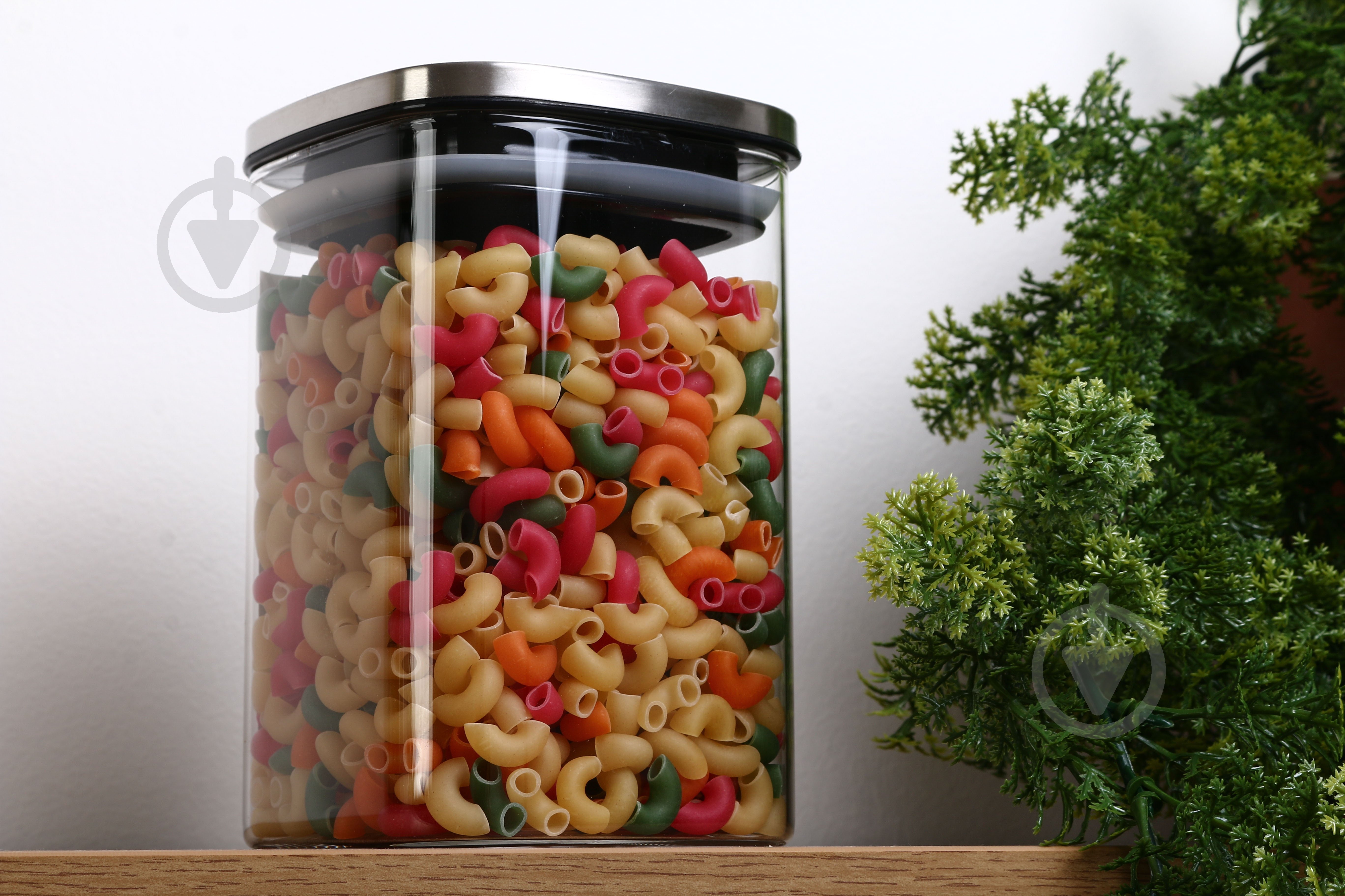 Банка для сипучих Flamberg Simple Squar 1000 мл - фото 3 Банка для сипучих Flamberg Simple Squar 1000 мл - фото 3