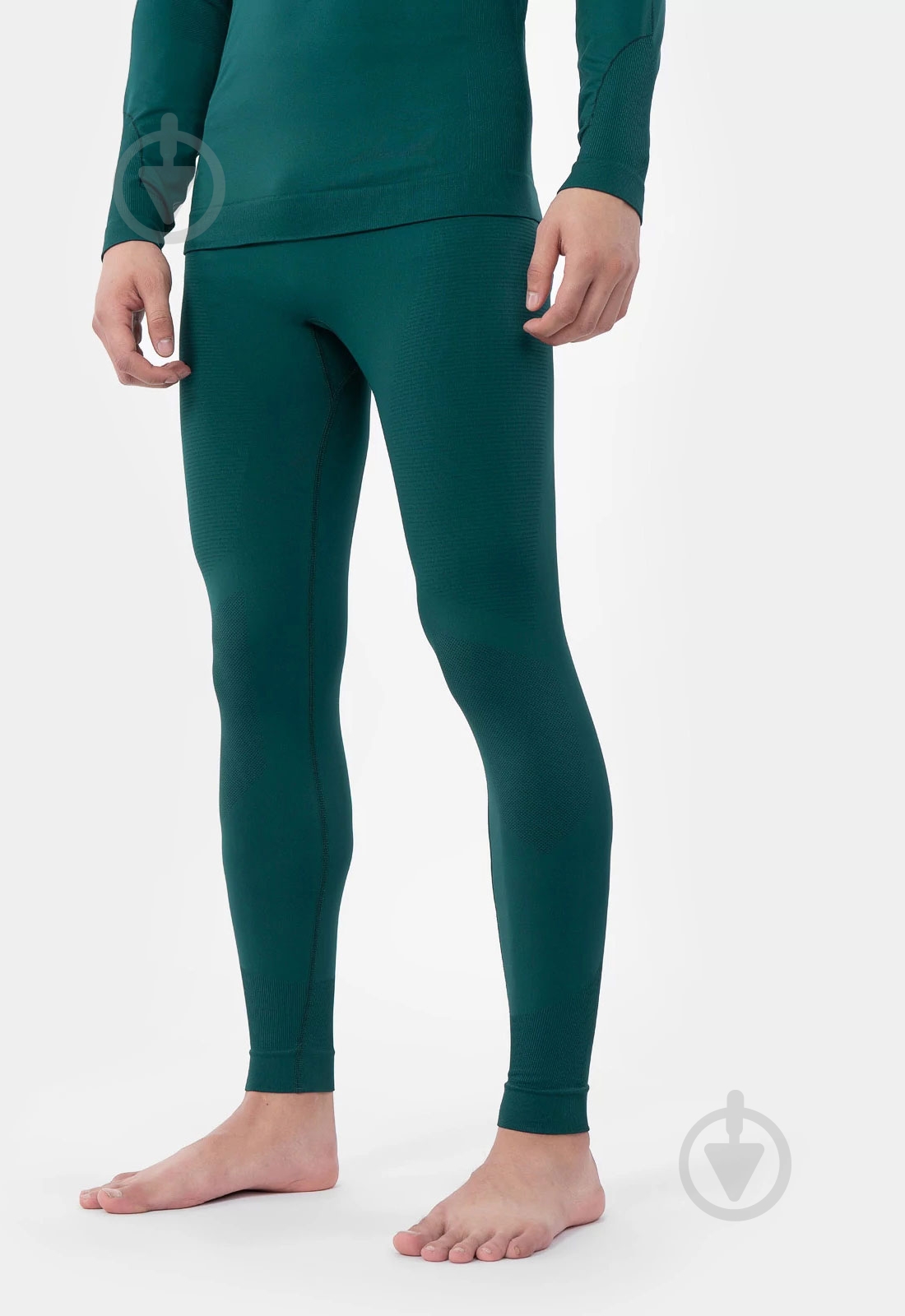 Термобрюки 4F SEAMLESS UNDERWEAR M072 4FAW22USEAM072-40S р.S/M зеленый - фото 1