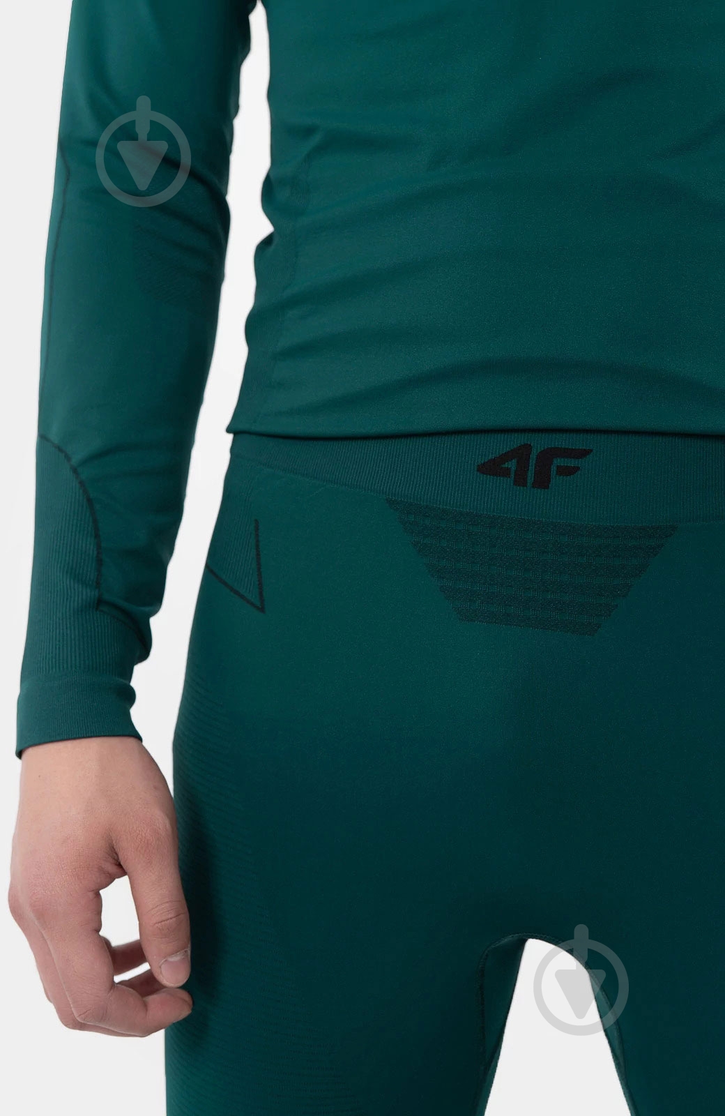 Термобрюки 4F SEAMLESS UNDERWEAR M072 4FAW22USEAM072-40S р.S/M зеленый - фото 4