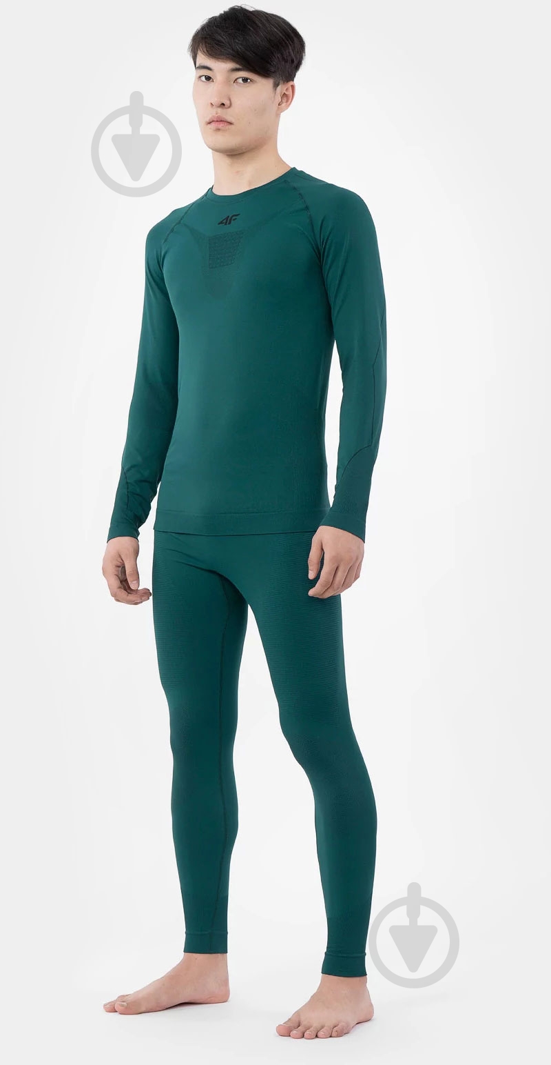 Термобрюки 4F SEAMLESS UNDERWEAR M072 4FAW22USEAM072-40S р.S/M зеленый - фото 2