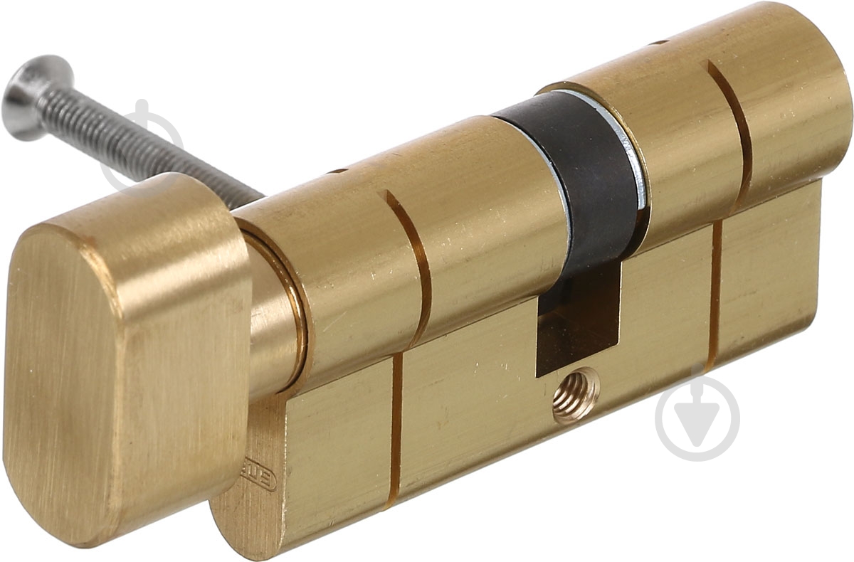 Цилиндр Abus KD6PS 30x35 ключ-вороток 75 мм матовая латунь - фото 2