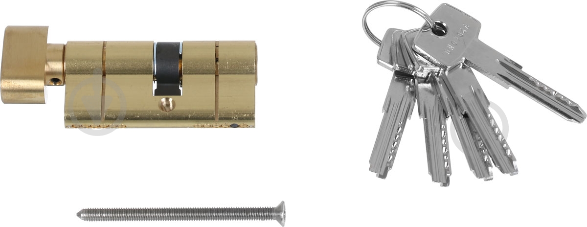 Цилиндр Abus KD6PS 30x35 ключ-вороток 75 мм матовая латунь - фото 3