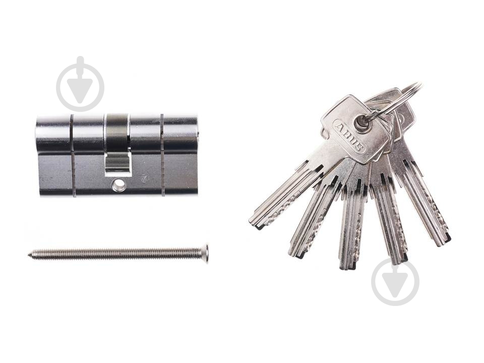 Цилиндр Abus D6PS 30x30 ключ-ключ 60 мм матовый никель - фото 2 Цилиндр Abus D6PS 30x30 ключ-ключ 60 мм матовый никель - фото 2