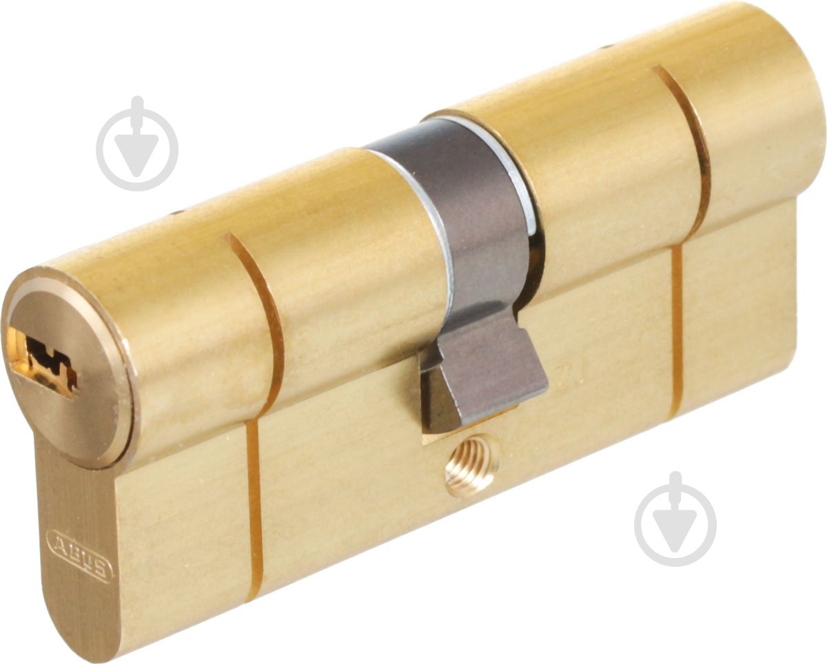 Цилиндр Abus D6PS 35x35 ключ-ключ 70 мм матовая латунь - фото 1