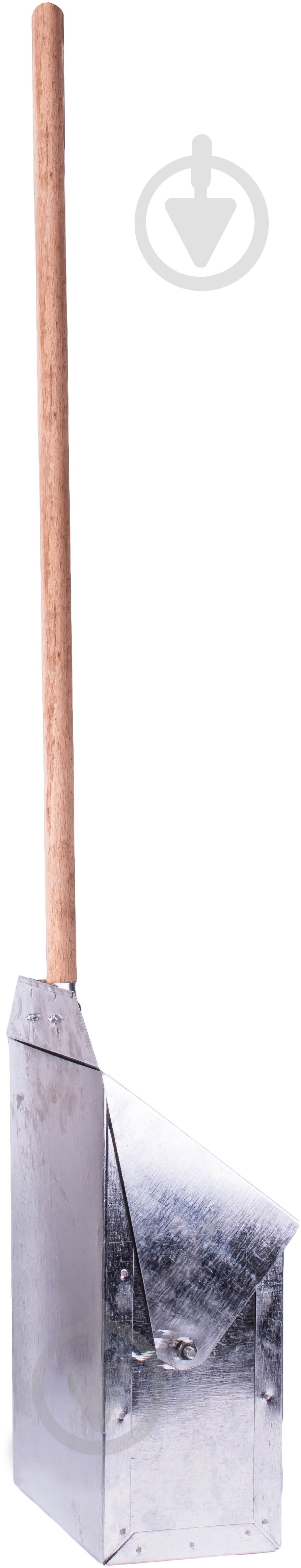 Совок с крышкой оцинкованный - фото 2