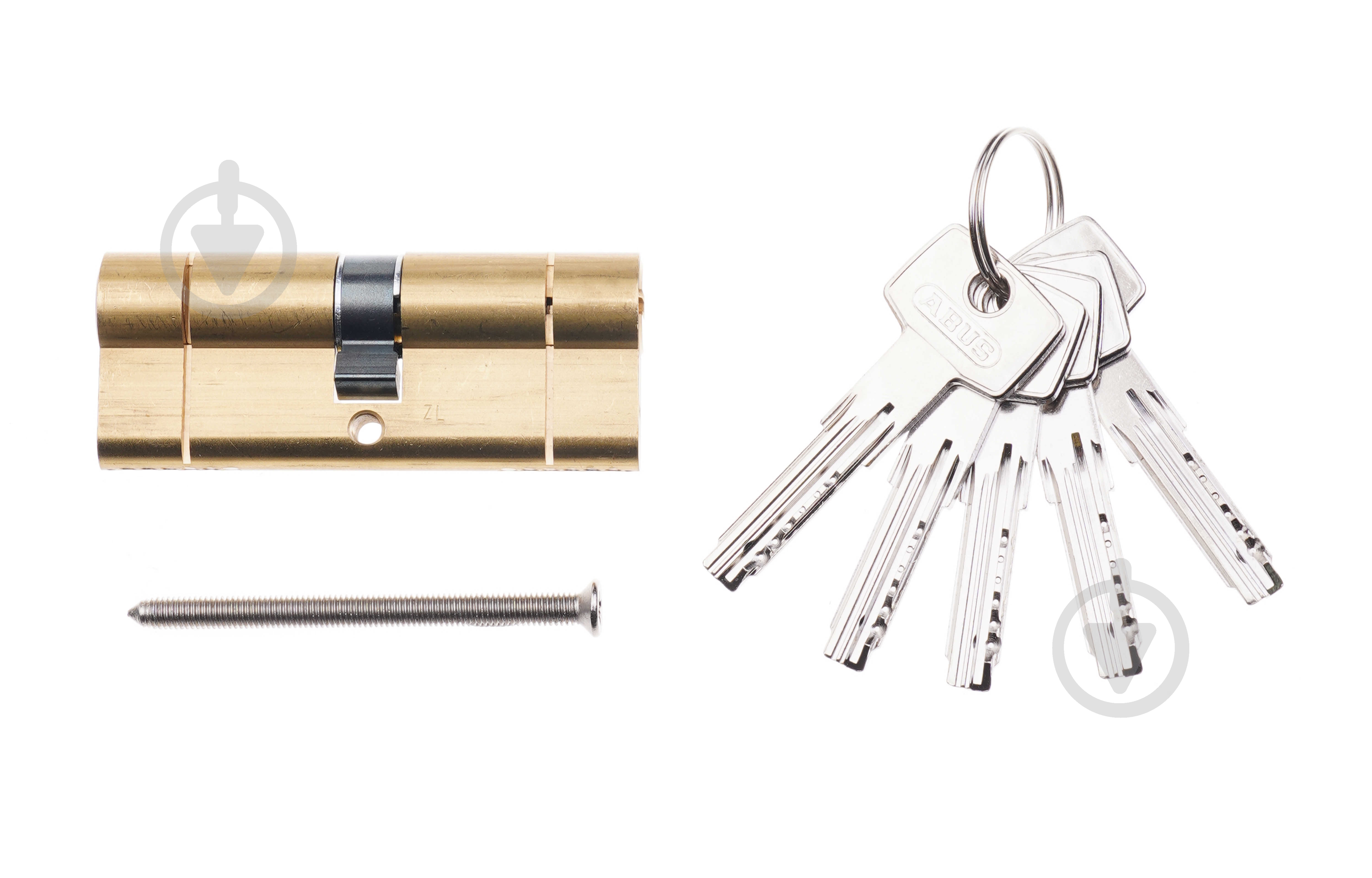 Цилиндр Abus D6PS 40x40 ключ-ключ 80 мм матовая латунь - фото 3 Цилиндр Abus D6PS 40x40 ключ-ключ 80 мм матовая латунь - фото 3