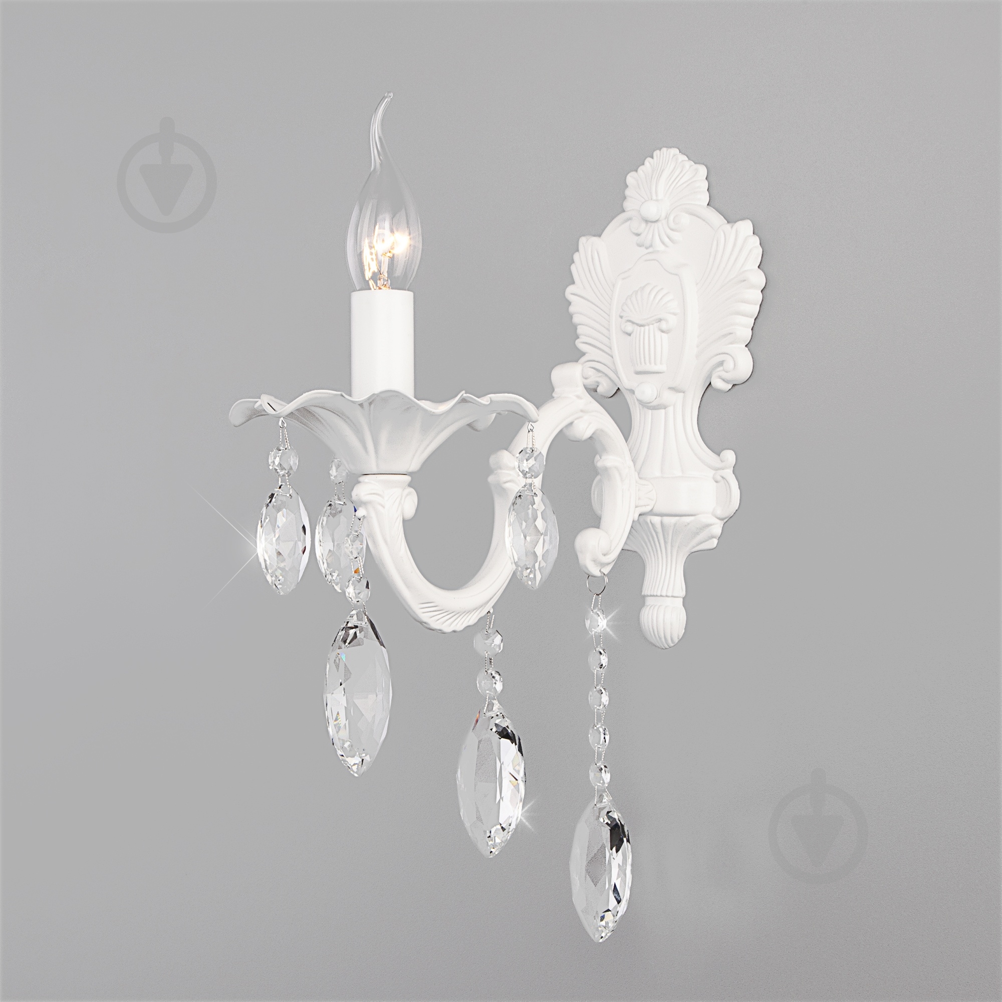 ВИТРИНА! Бра Strotskis Veletta 10108/1 1x60 Вт E14 белый - фото 1 ВИТРИНА! Бра Strotskis Veletta 10108/1 1x60 Вт E14 белый - фото 1