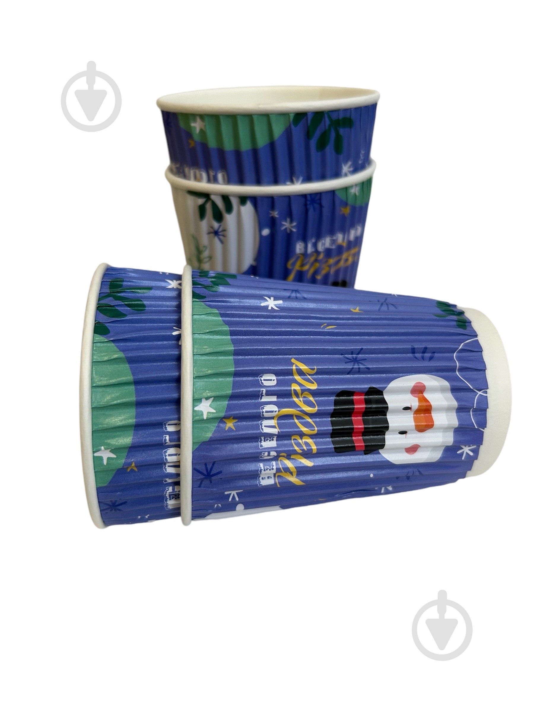 Стакан Снеговик Ecofuture 250 мл 20 шт. - фото 2 Стакан Снеговик Ecofuture 250 мл 20 шт. - фото 2