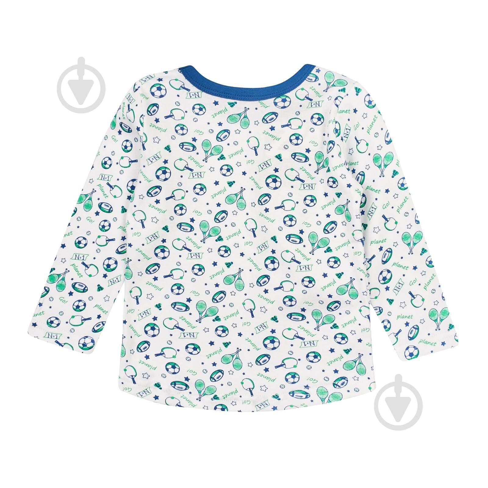 Кофта для мальчика ЛяЛя 3БК003-1 р.80 зеленый 2-034 - фото 2