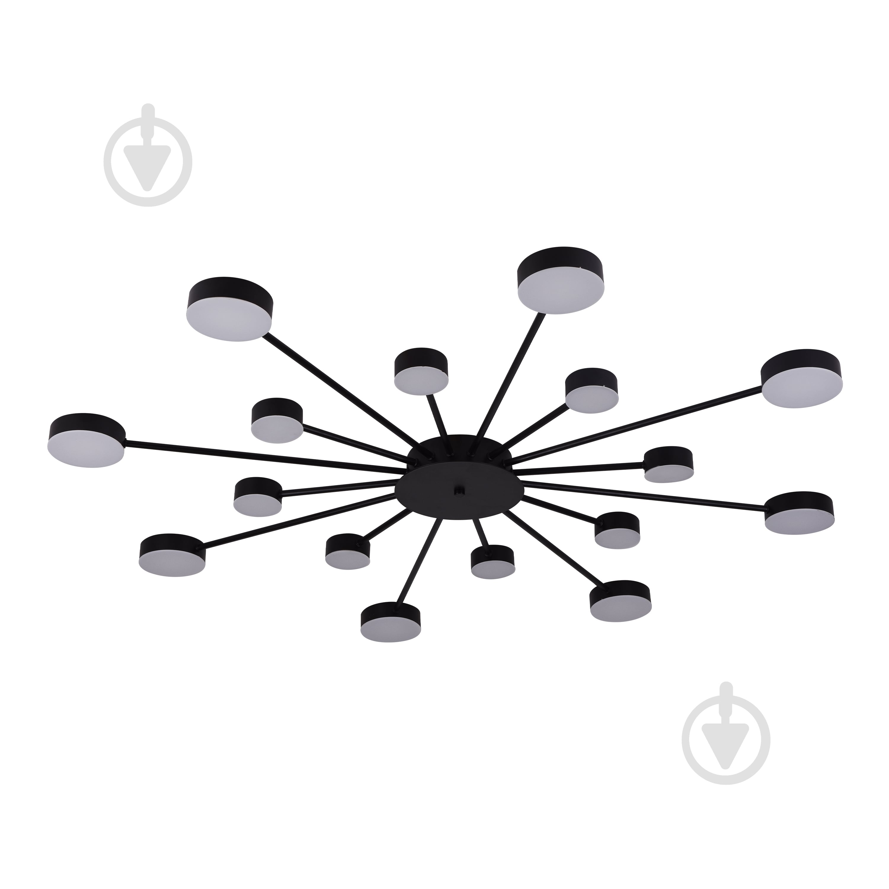 Люстра Miorro LED Foresta 16x6,3 Вт LED-модуль черный 51-313-005 - фото 3