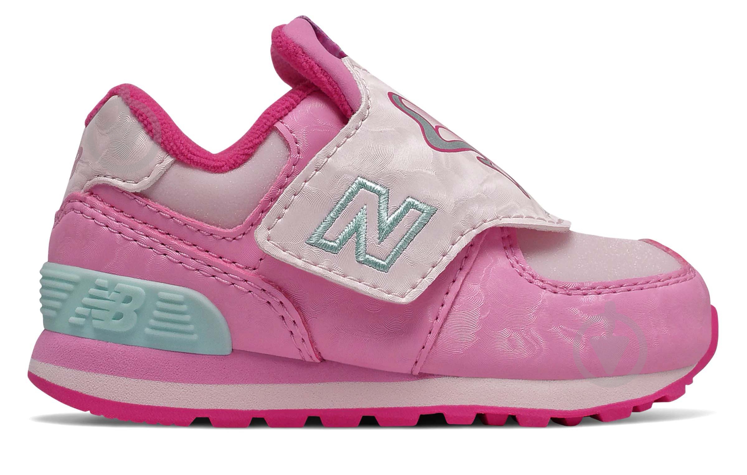 Кросівки для дівчаток демісезонні New Balance IV574MCD р.23,5 рожеві - фото 1
