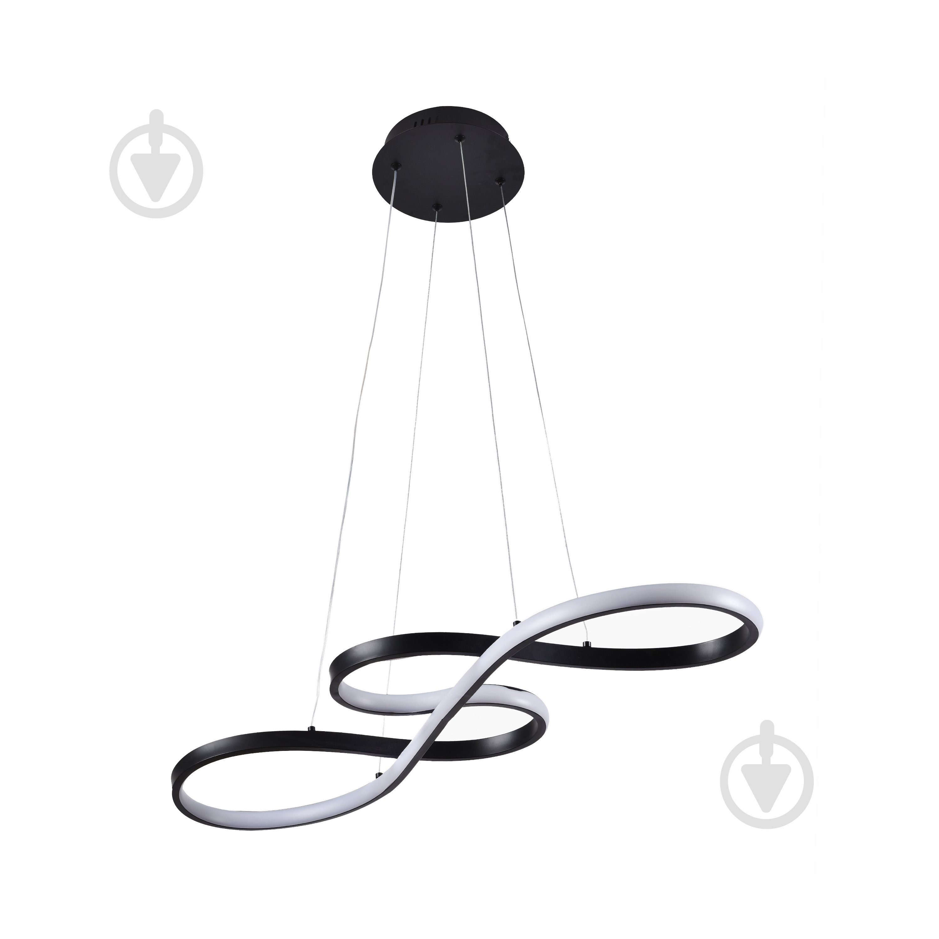 Люстра Miorro LED Amare 1x64 Вт LED-модуль чорний 51-313-010 - фото 3