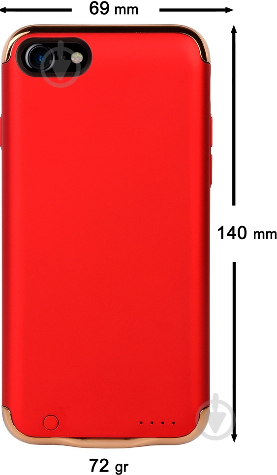 Чохол-акумулятор BeCover Power Case 701260 для Apple iPhone 7 - фото 3