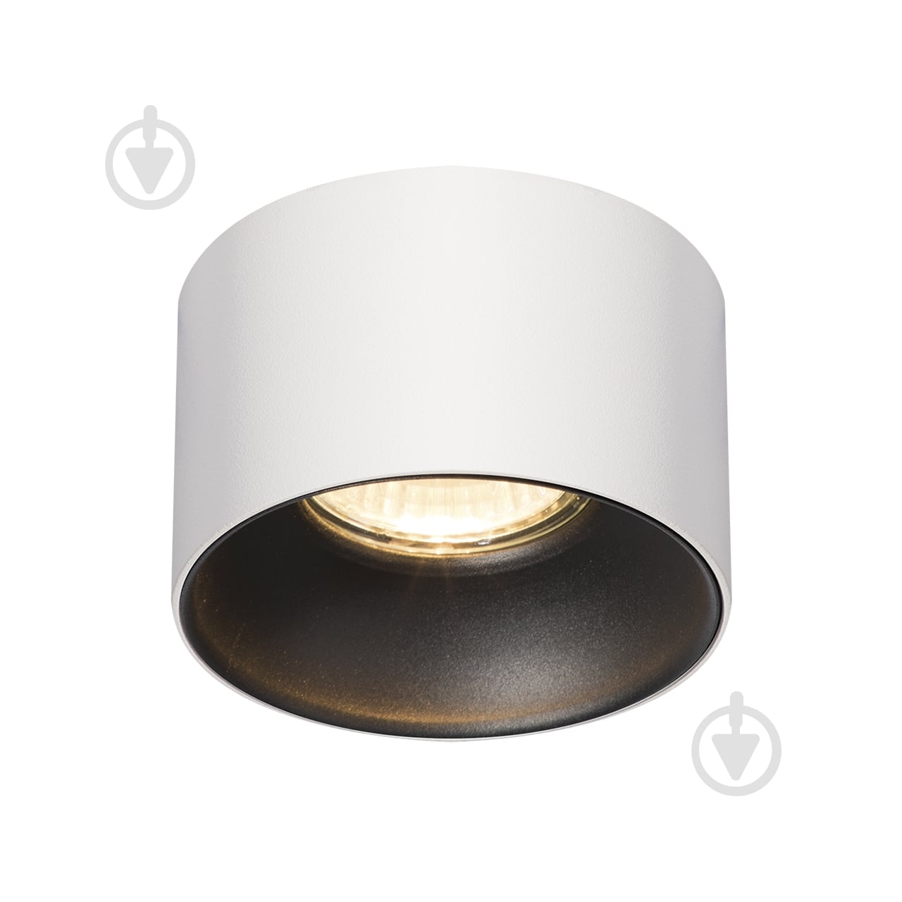 Светильник точечный Eurolamp 30 Вт GU10 черный с белым LH-GU10(W/B)N3 - фото 2 Светильник точечный Eurolamp 30 Вт GU10 черный с белым LH-GU10(W/B)N3 - фото 2