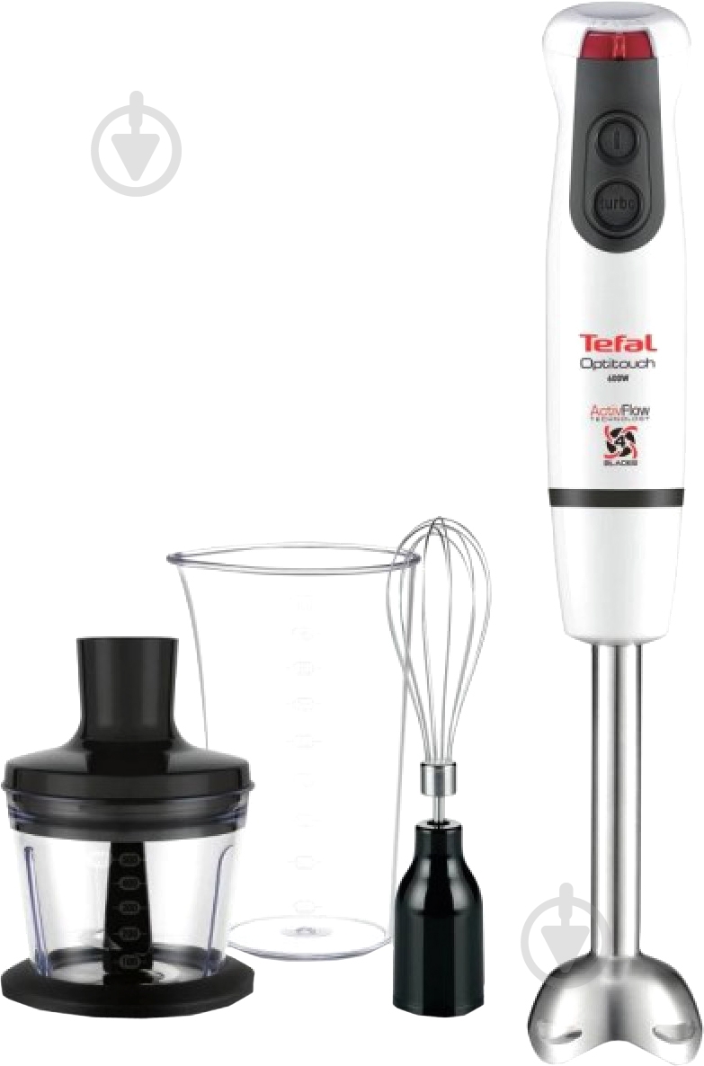 Блендер погружной Tefal OPTITOUCH 2 HB833138 белый - фото 1