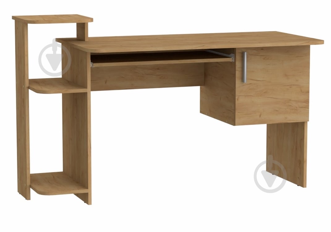 Стол компьютерный Компанит СКМ-3 дуб крафт золотой - фото 1