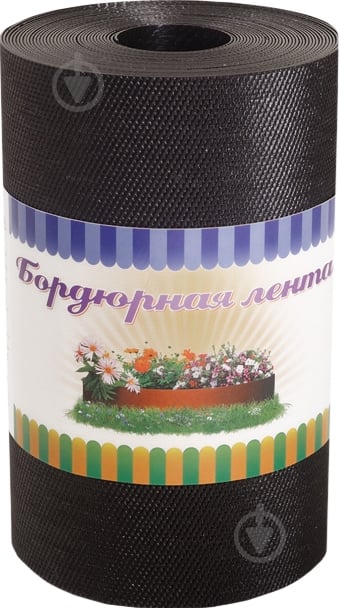 Бордюрная лента Geodor Бордюрная лента h-15см*9м чорная - фото 2