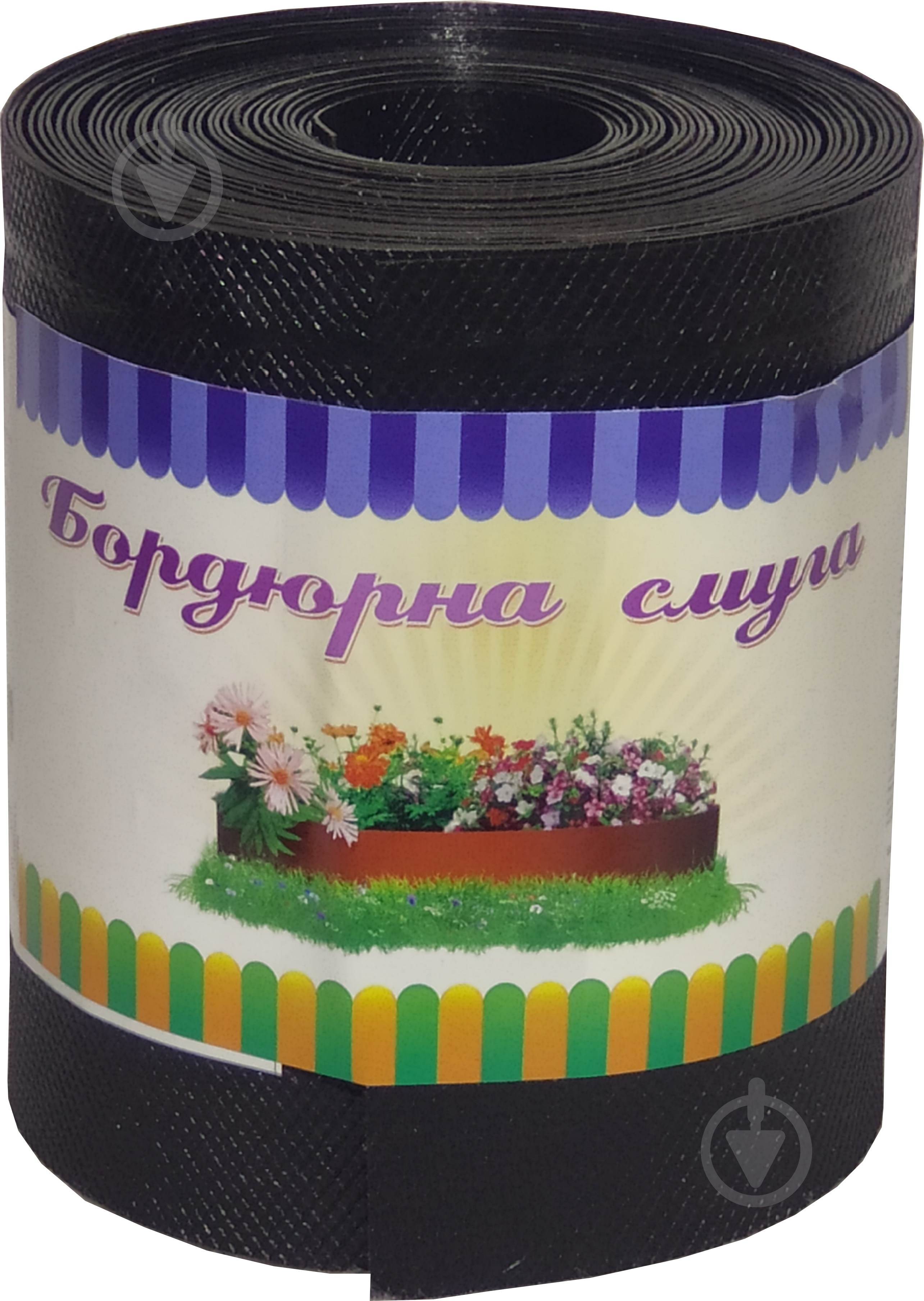 Бордюрная лента Geodor Бордюрная лента h-15см*9м чорная - фото 1