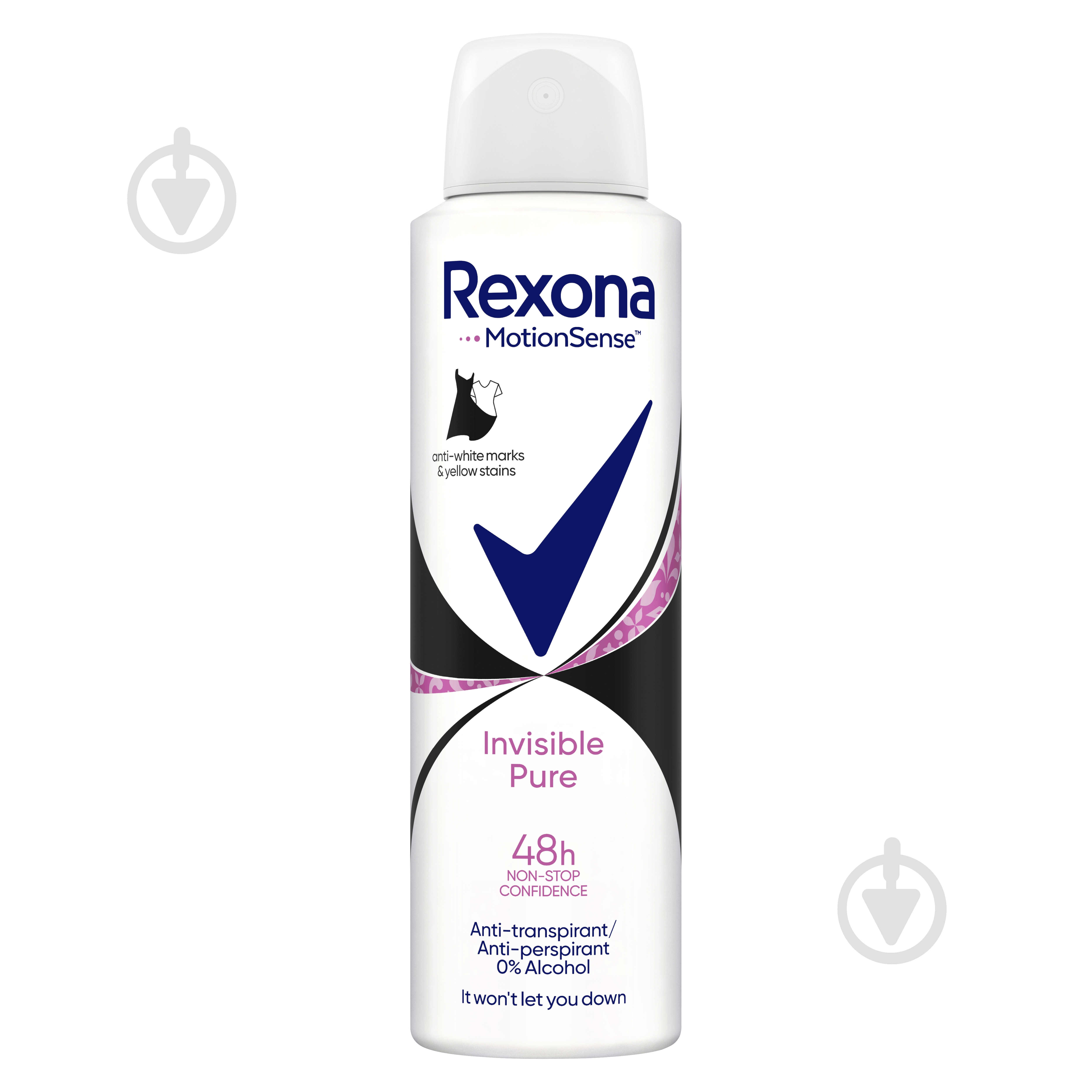 Антиперспирант для женщин Rexona Невидима Чистий діамант 150 мл - фото 2 Антиперспирант для женщин Rexona Невидима Чистий діамант 150 мл - фото 2