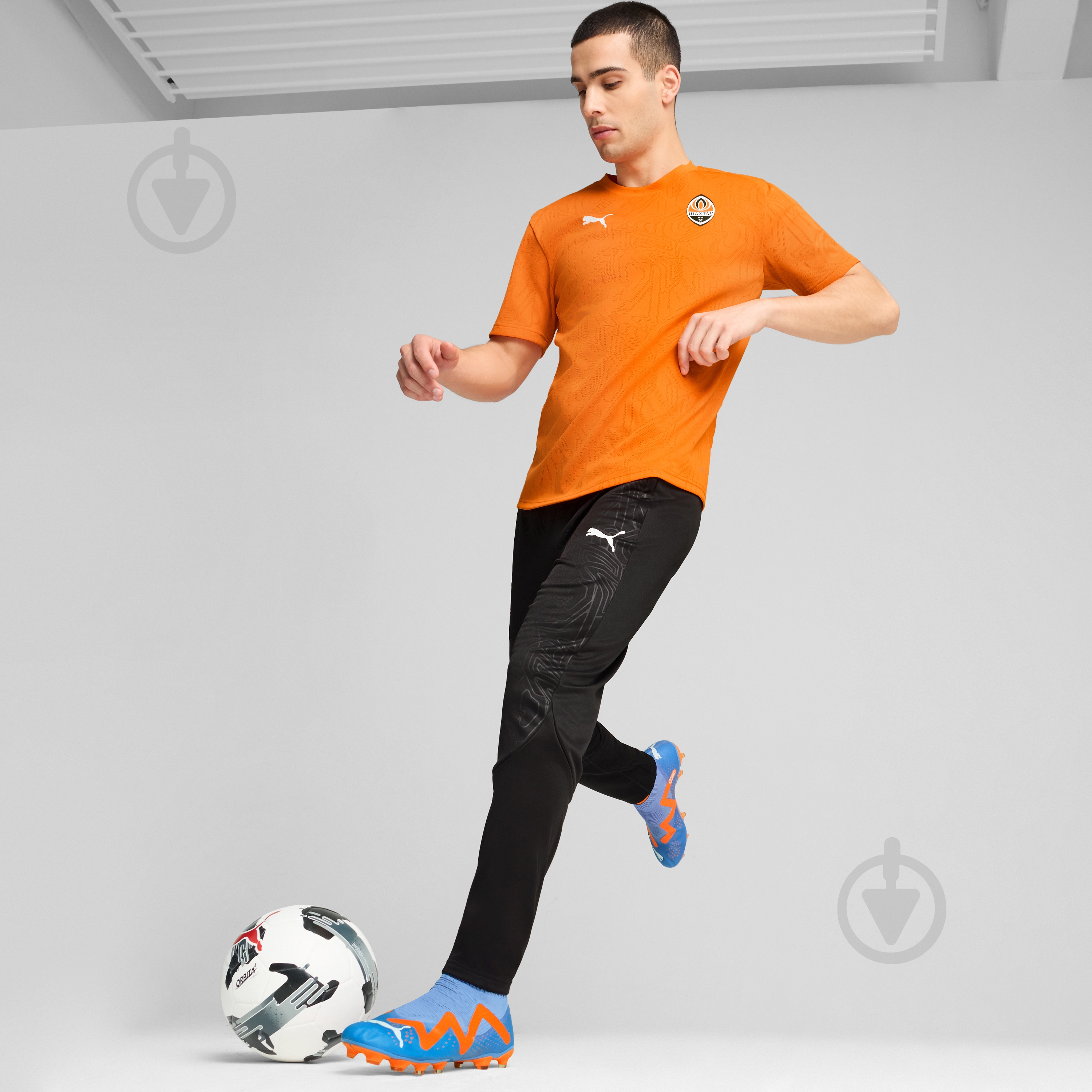 Брюки Puma FCSD TRAINING WARM PANT 77860606 р. L черный - фото 7