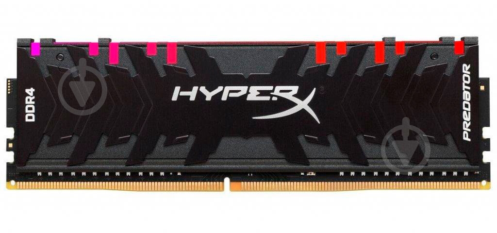 Оперативна пам'ять Kingston DDR4 SDRAM 16 GB (1x16GB) 3200 MHz (HX432C16PB3A/16) HyperX Predator RGB Black - фото 1