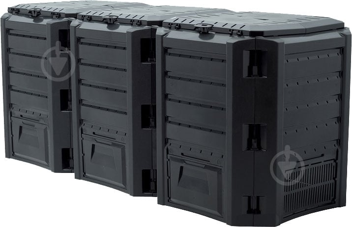 Компостер Prosperplast module compogreen 1200 л черный - фото 1