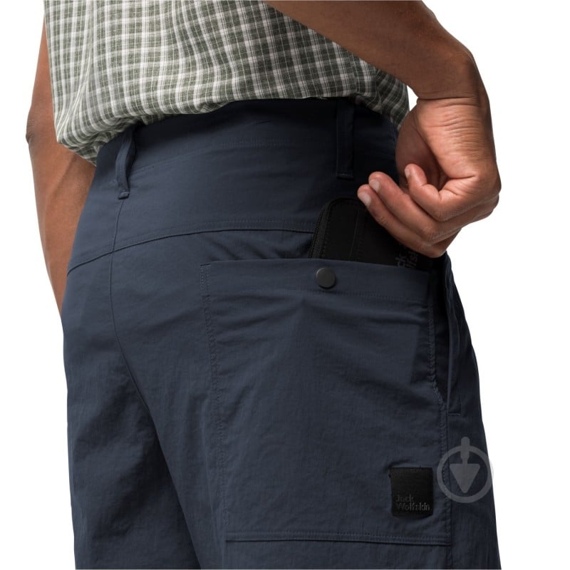 Шорти Jack Wolfskin DESERT SHORTS M 1508341_1010 р. 46 синій - фото 4 Шорти Jack Wolfskin DESERT SHORTS M 1508341_1010 р. 46 синій - фото 4