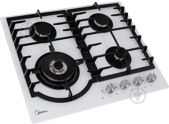 Варочная поверхность газовая Midea MG696TGW - фото 7 Варочная поверхность газовая Midea MG696TGW - фото 7