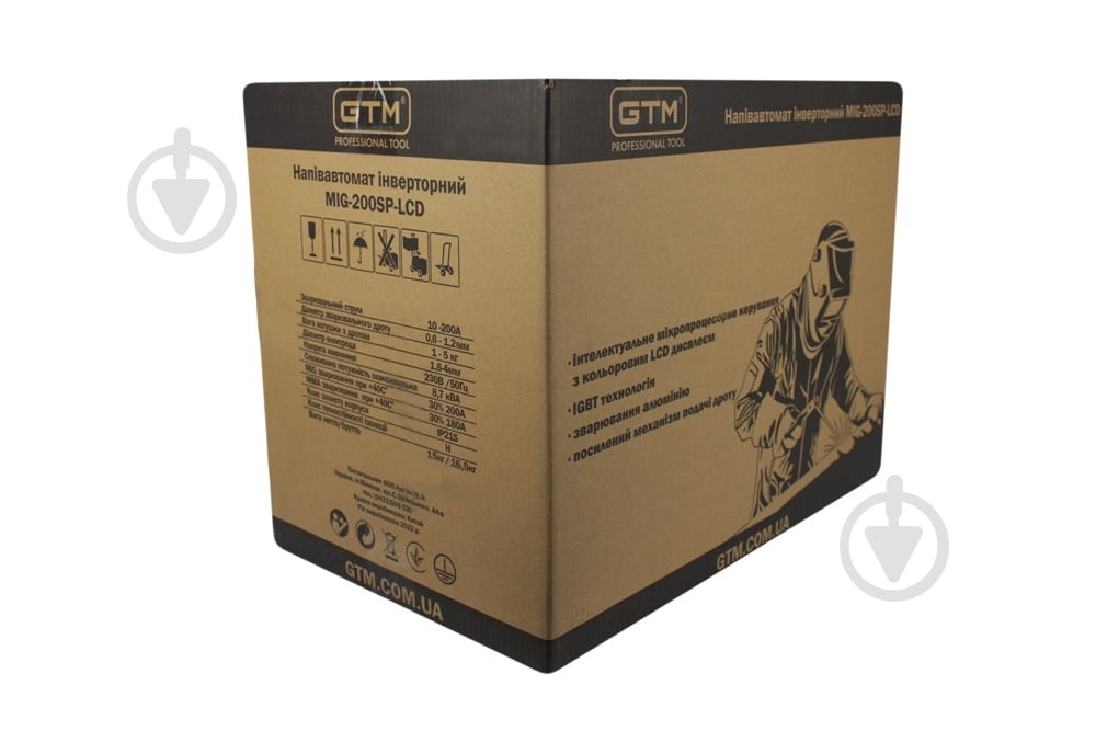 Инвертор цифровой мультифункциональный GTM полуавтомат сваривающий MIG-200SP LCD - фото 5 Инвертор цифровой мультифункциональный GTM полуавтомат сваривающий MIG-200SP LCD - фото 5