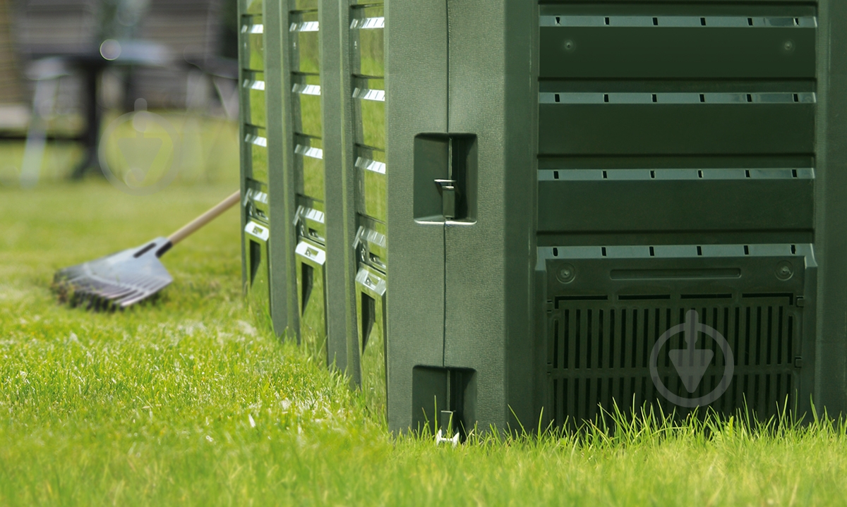 Компостер Prosperplast module compogreen 1200 л зеленый - фото 2