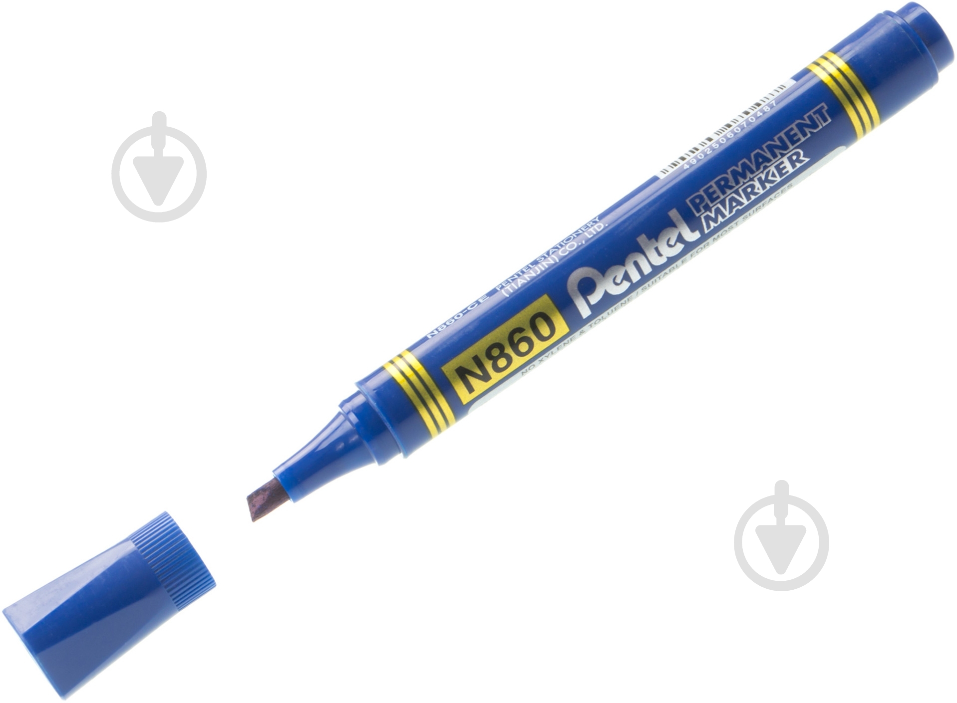 Маркер перманентный синий  Pentel N860-C - фото 1