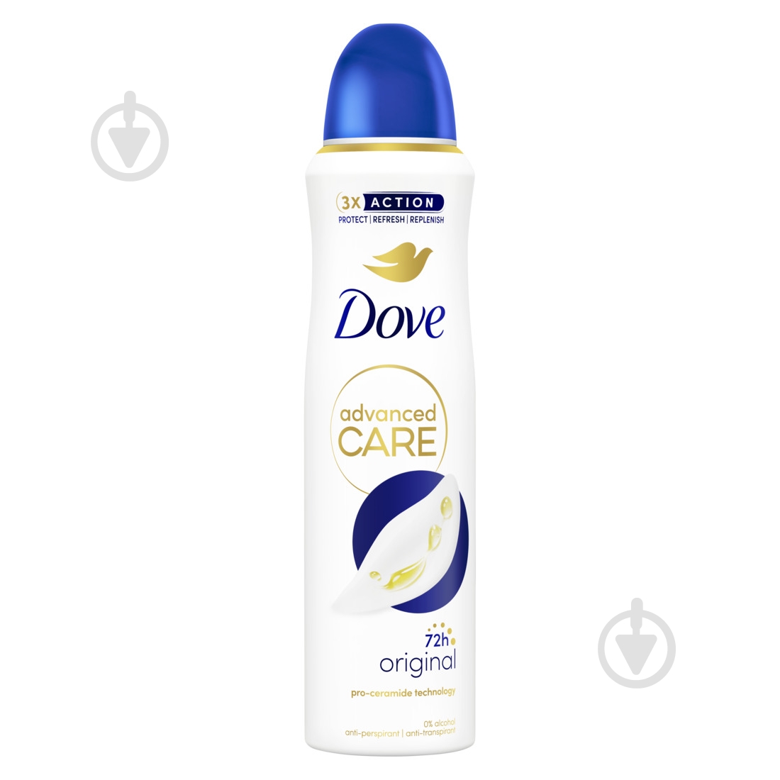 ᐉ Антиперспирант для женщин Dove Оригінал 150 мл • Купить в Киеве