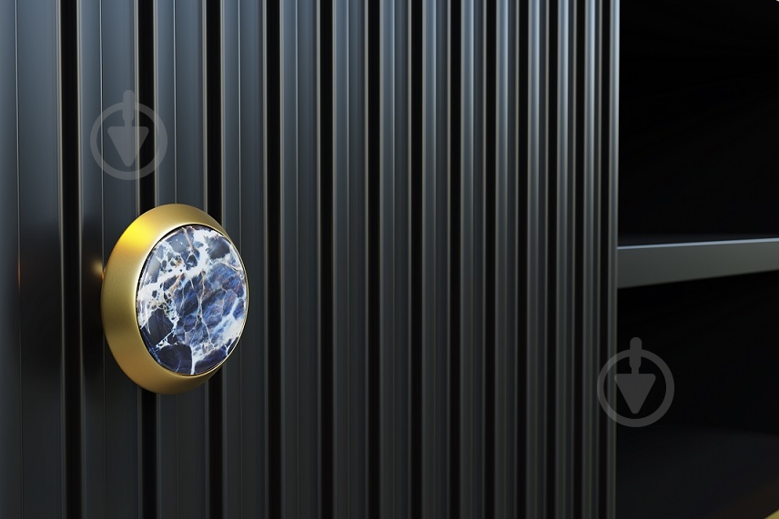 Комод BIM Furniture Petra 4д 1820x730x400 мм золотий/чорний матовий (PETRA_CABINET_182_4D_BLACK_MAT) - фото 3