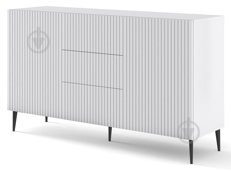 Комод BIM Furniture Ravenna 2д3ш 1500x870x420 мм чорний матовий/білий матовий (RAVENNA_B_FOILED_MDF_CABINET_2) - фото 1 Комод BIM Furniture Ravenna 2д3ш 1500x870x420 мм чорний матовий/білий матовий (RAVENNA_B_FOILED_MDF_CABINET_2) - фото 1