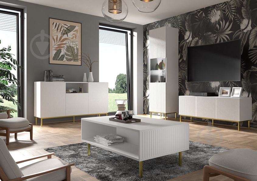 Комод BIM Furniture Ravenna 2д3ш 1500x870x420 мм чорний матовий/білий матовий (RAVENNA_B_FOILED_MDF_CABINET_2) - фото 4 Комод BIM Furniture Ravenna 2д3ш 1500x870x420 мм чорний матовий/білий матовий (RAVENNA_B_FOILED_MDF_CABINET_2) - фото 4