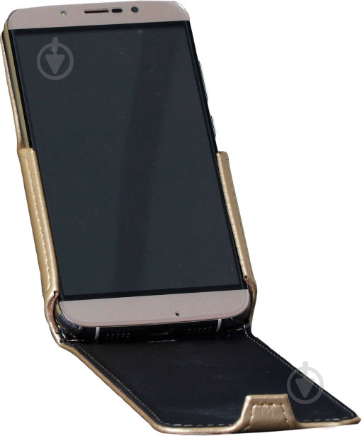 Чехол-флип RED POINT Flip Case для Bravis A506 Crystal gold (ФК.169.З.09.23.000) - фото 3