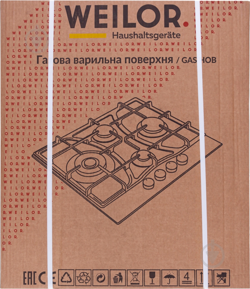 Варочная поверхность газовая WEILOR GM W 614 BL - фото 12