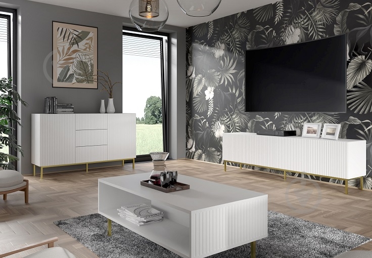 Комод BIM Furniture Ravenna 2д3ш 1500x890x420 мм чорний матовий/білий матовий (RAVENNA_B_FOILED_MDF_CABINET_2) - фото 6 Комод BIM Furniture Ravenna 2д3ш 1500x890x420 мм чорний матовий/білий матовий (RAVENNA_B_FOILED_MDF_CABINET_2) - фото 6
