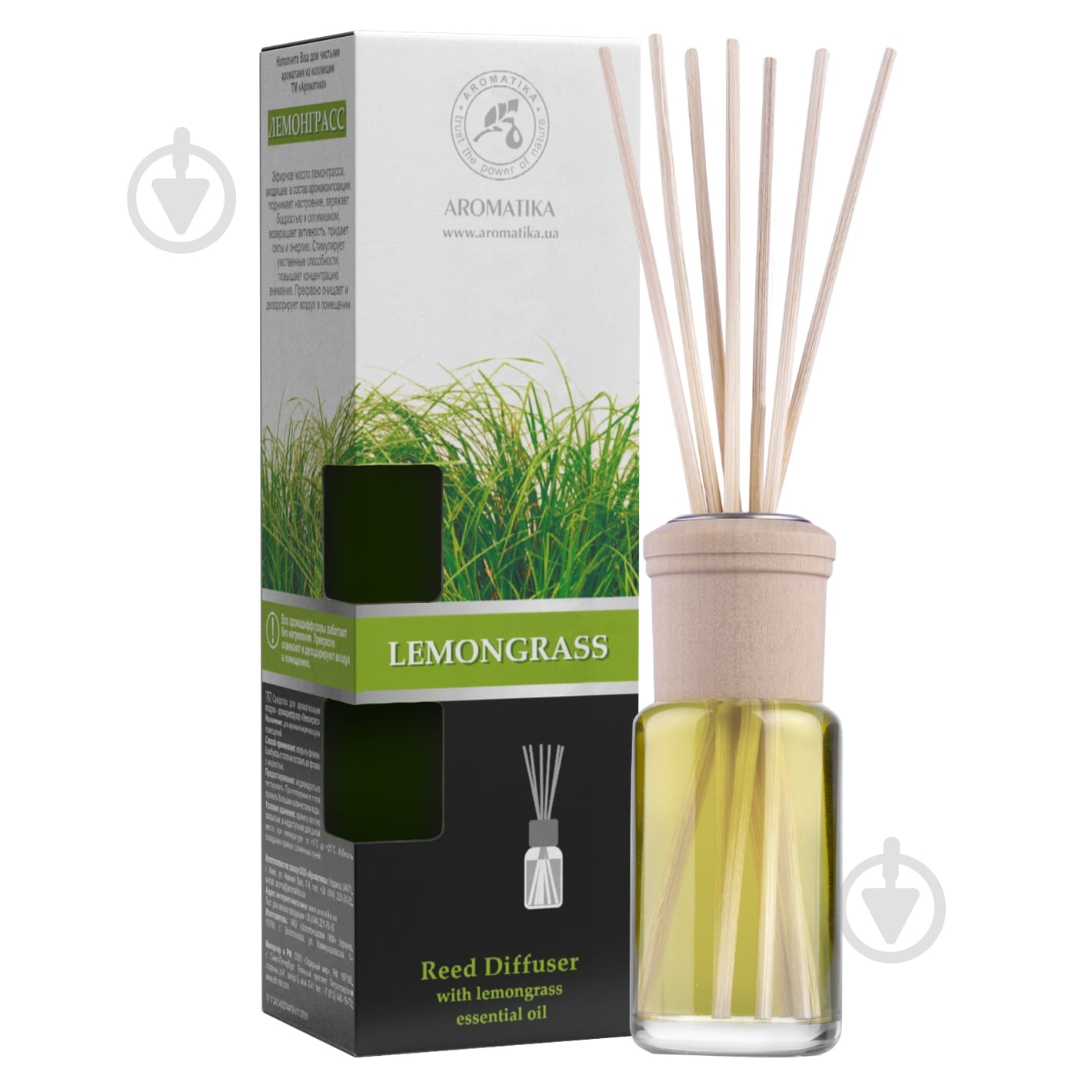 Аромадиффузор Ароматика Лемонграсс (Lemongrass) 50 мл - фото 1