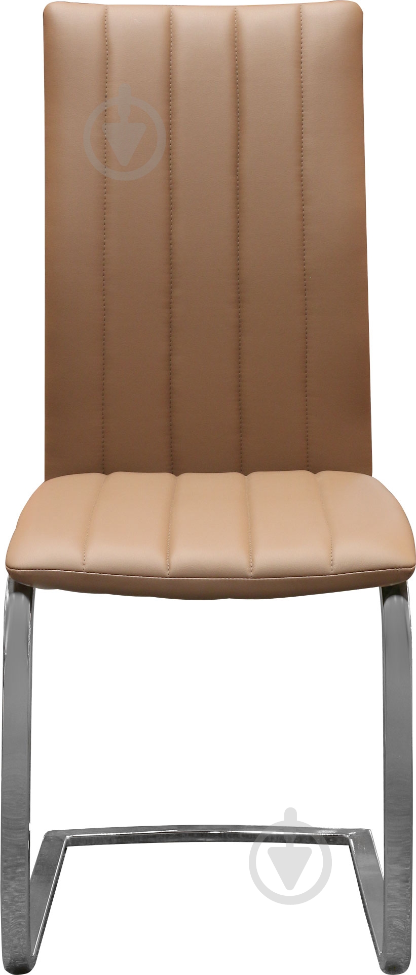 Стул обеденный Йорк алюминий/коричневый - фото 2 Стул обеденный Йорк алюминий/коричневый - фото 2