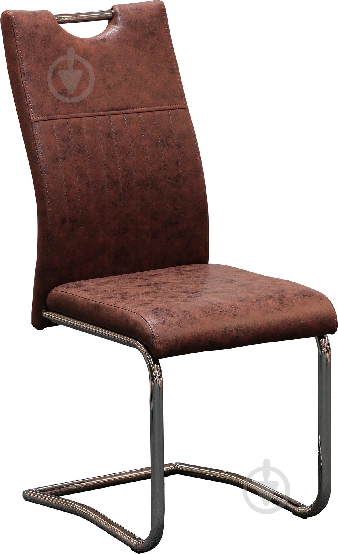 Стул обеденный Осло алюминий/коричневый - фото 1 Стул обеденный Осло алюминий/коричневый - фото 1
