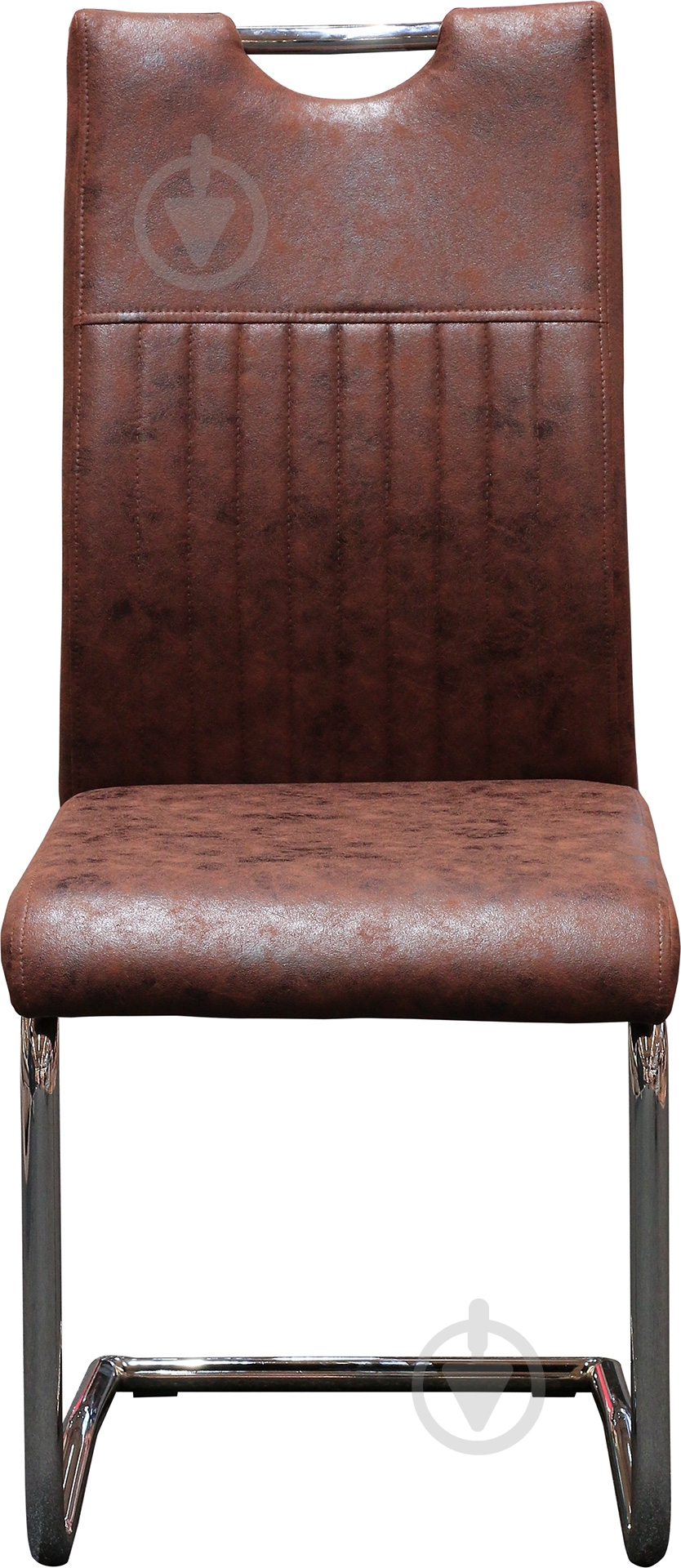 Стул обеденный Осло алюминий/коричневый - фото 2 Стул обеденный Осло алюминий/коричневый - фото 2