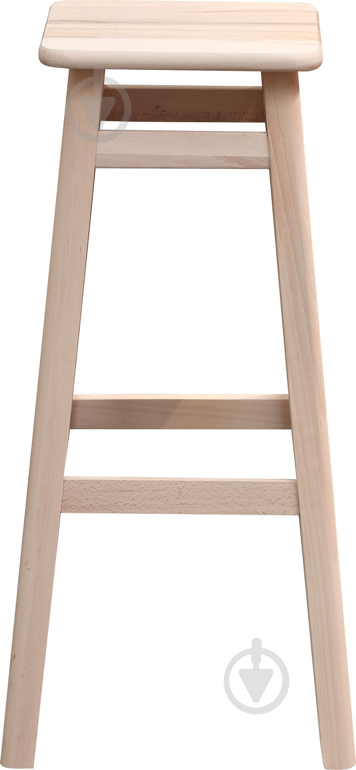 Табурет барный без покриття светло-коричневый - фото 2
