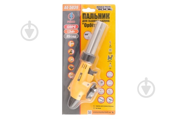 Горелка газовая MasterTool (44-5039) - фото 2 Горелка газовая MasterTool (44-5039) - фото 2