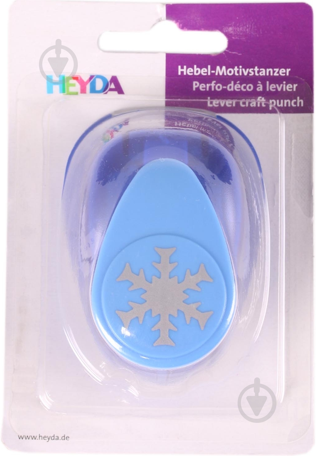 Фигурный дырокол Снежинка 1, 2,5 см Heyda - фото 2 Фигурный дырокол Снежинка 1, 2,5 см Heyda - фото 2